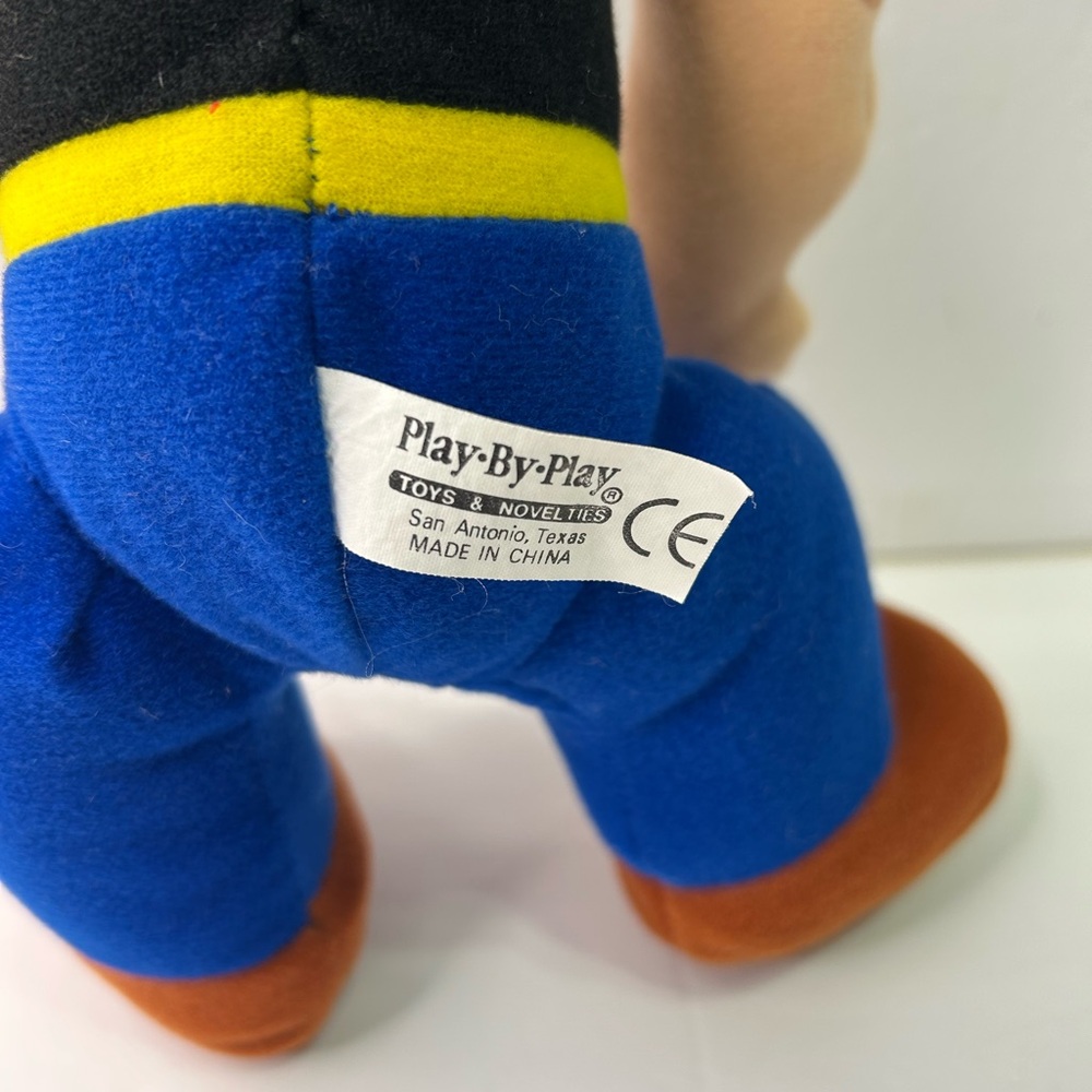 Vintage Popeye Plush, 1992 classic Cartoon Comics Sailor Maritime Play By Play - Picture 6 of 6